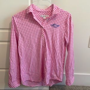 Women’s Southern Tide plaid button up S